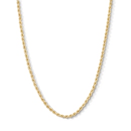 10K Gold Bonded 2.7mm Rope Chain - 16"