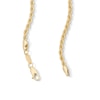 Thumbnail Image 2 of 10K Gold Bonded 2.7mm Rope Chain - 16"
