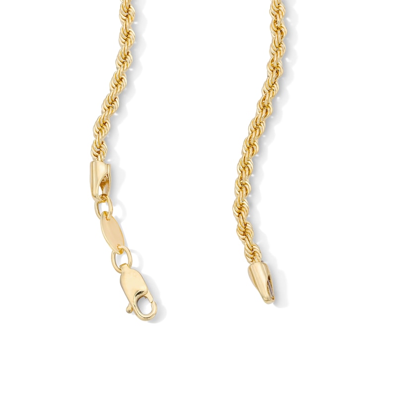 Main Image 2 of 10K Gold Bonded 2.7mm Rope Chain - 16"