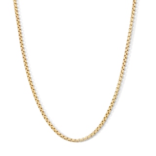 10K Gold Bonded 2.5mm Rounded Box Chain