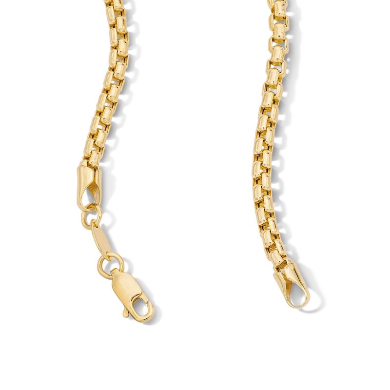 Main Image 2 of 10K Gold Bonded 3.5mm Rounded Box Chain - 22"