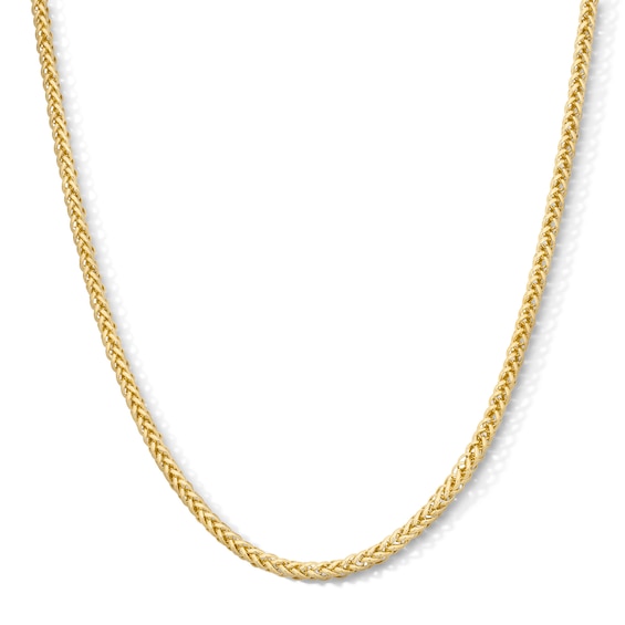 10K Gold Bonded 3.2mm Wheat Chain - 20"