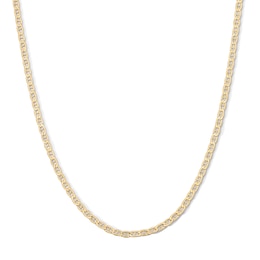 10K Gold Bonded 2.4mm Mariner Chain - 16"