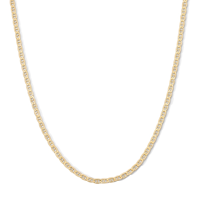Main Image 1 of 10K Gold Bonded 2.4mm Mariner Chain - 16"