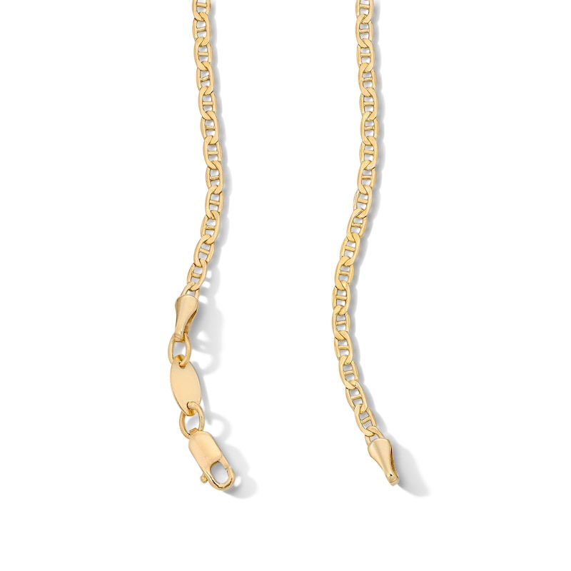 Main Image 2 of 10K Gold Bonded 2.4mm Mariner Chain - 16"