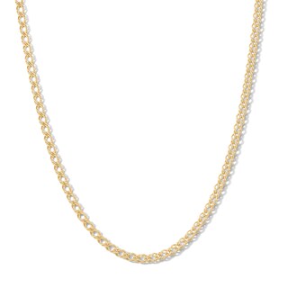 10K Gold Bonded 2.5mm Rambo Chain - 20