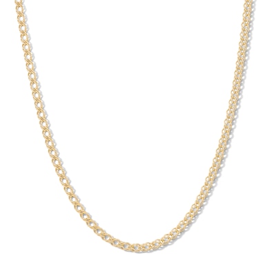 10K Gold Bonded 2.5mm Rambo Chain - 20