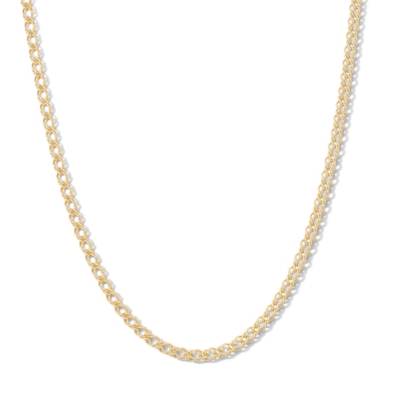 10K Gold Bonded 2.5mm Rambo Chain - 20