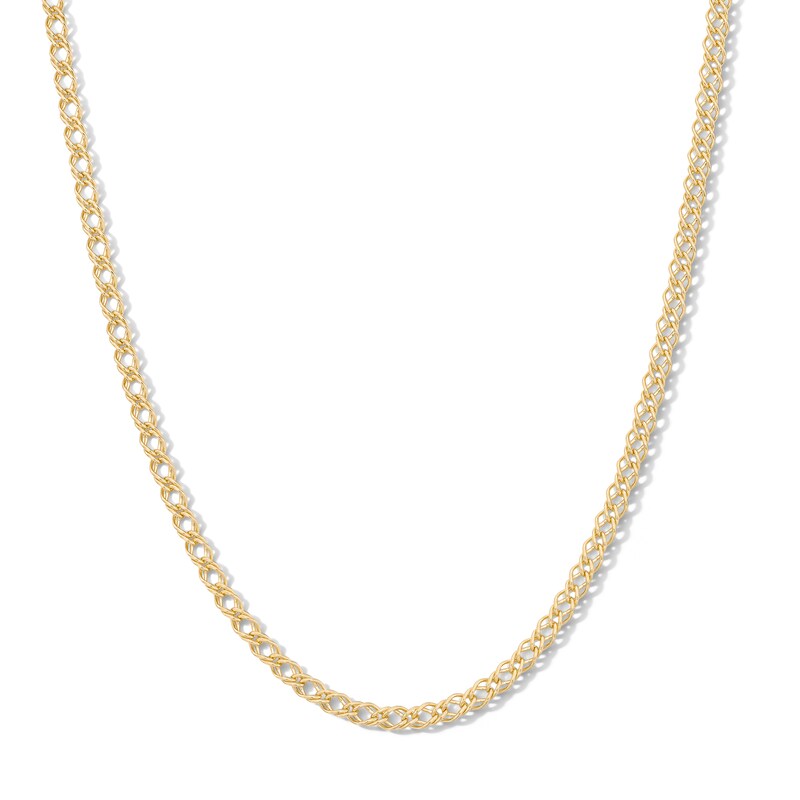 10K Gold Bonded 2.5mm Rambo Chain - 20