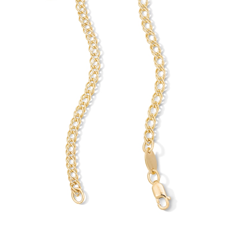 10K Gold Bonded 2.5mm Rambo Chain - 20