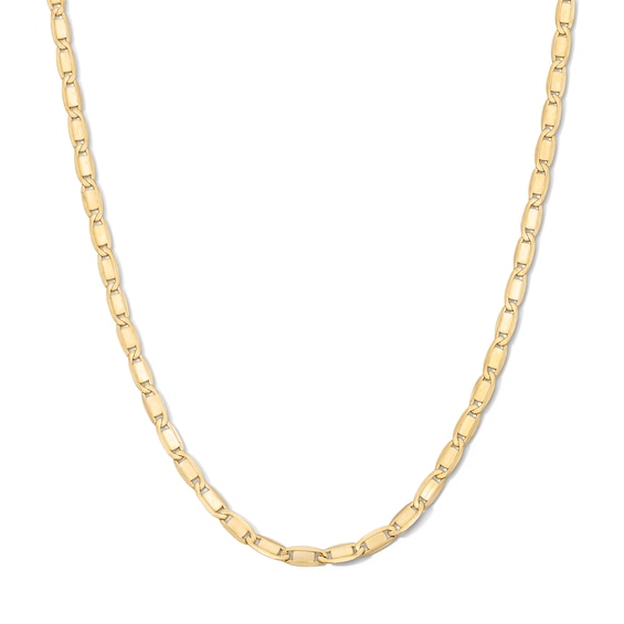 10K Gold Bonded Valentino Chain - 18"