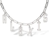 Thumbnail Image 3 of Sterling Silver Name Paper Clip Chain Necklace – 16″