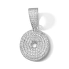 Thumbnail Image 1 of Solid Sterling Silver CZ Bubble Initial “O” Charm