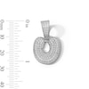 Thumbnail Image 2 of Solid Sterling Silver CZ Bubble Initial “U” Charm