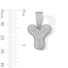 Thumbnail Image 2 of Solid Sterling Silver CZ Bubble Initial “Y” Charm