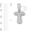 Thumbnail Image 2 of Solid Sterling Silver CZ Bubble Initial “T” Charm