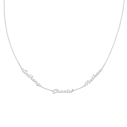 Sterling Silver Name Necklace - 16" + 2"