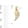 Thumbnail Image 2 of 10K Solid Gold Wing Necklace Charm