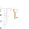 Thumbnail Image 2 of 10K Solid Gold Mini Initial “L” Necklace Charm