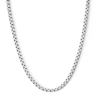 Thumbnail Image 1 of White Ion-Plated 4mm Box Chain with CZ - 22"