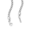 Thumbnail Image 2 of White Ion-Plated 4mm Box Chain with CZ - 22"