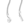 Thumbnail Image 2 of White Ion-Plated 2mm Box Chain with CZ - 22"