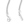 Thumbnail Image 2 of White Ion-Plated 2mm Box Chain with CZ - 20"
