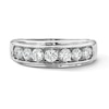 Thumbnail Image 1 of Sterling Silver 1 CT. T.W. Lab-Grown Diamond Seven Stone Band - Size 10