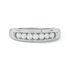 Thumbnail Image 1 of Sterling Silver 1/2 CT. T.W. Lab-Grown Diamond Seven Stone Band – Size 10