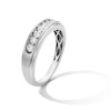 Thumbnail Image 2 of Sterling Silver 1/2 CT. T.W. Lab-Grown Diamond Seven Stone Band – Size 10