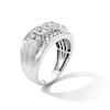 Thumbnail Image 2 of Sterling Silver 1 CT. T.W. Lab-Grown Diamond Multi-Row Band - Size 10