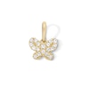 Thumbnail Image 1 of 10K Solid Gold CZ Mini Butterfly Charm