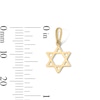 Thumbnail Image 2 of 10K Solid Gold Mini Star of David Charm