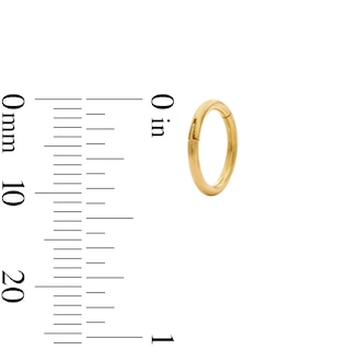 Yellow Ion-Plated Stud, Dangle Stud, and Hoop Set - 18G 5/16"