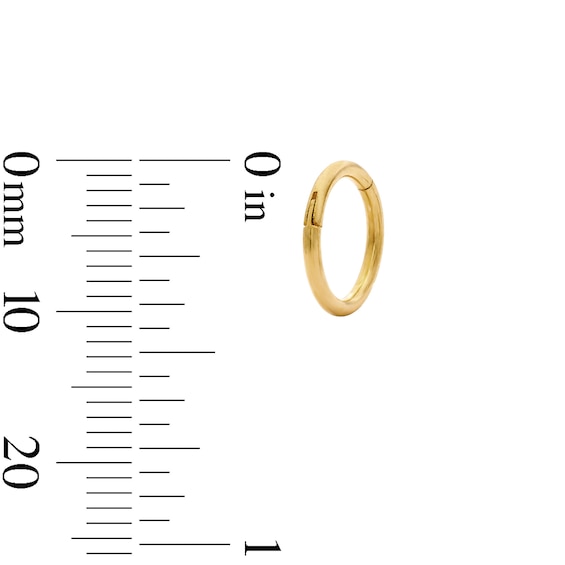 Yellow Ion-Plated Stud, Dangle Stud, and Hoop Set - 18G 5/16"