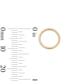 Yellow Ion-Plated CZ, Twist, and Polished Hoop Set - 16G 5/8"