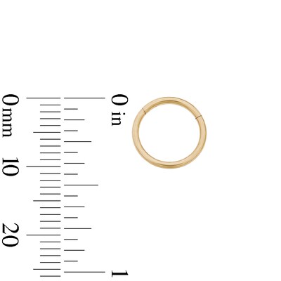 Yellow Ion-Plated CZ, Twist, and Polished Hoop Set - 16G 5/8"