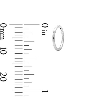 Semi-Solid Stainless Steel CZ Stud, Crawler, and Hoop Set - 18G 5/16"