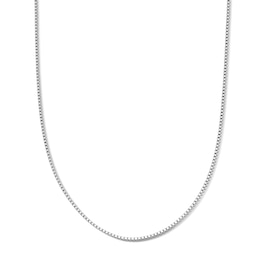 Solid Sterling Silver 1.2mm Box Chain - 22"