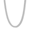 Solid Sterling Silver Cuban Curb Chain - 22"