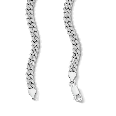 Solid Sterling Silver Cuban Curb Chain - 22"