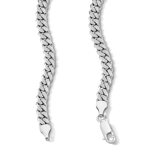Solid Sterling Silver Cuban Curb Chain - 22"