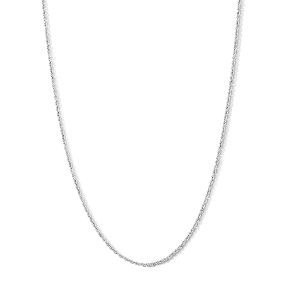 Solid Sterling Silver Rope Chain - 16"