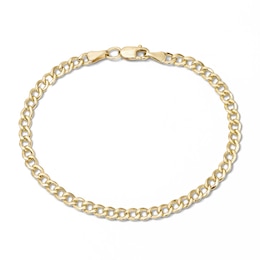 Child's 10K Gold Bonded 3.30mm Curb Chain Bracelet - 6"