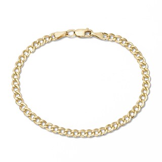 Child's 10K Gold Bonded 3.30mm Curb Chain Bracelet - 6"