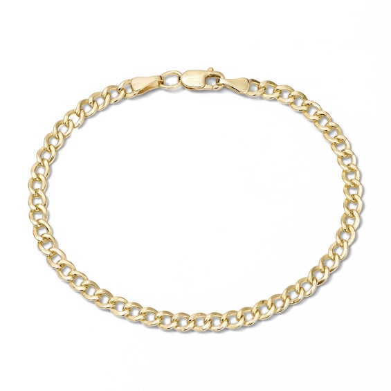 Child's 10K Gold Bonded 3.30mm Curb Chain Bracelet - 6"
