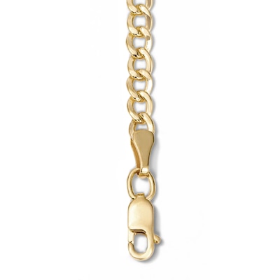 Child's 10K Gold Bonded 3.30mm Curb Chain Bracelet - 6"