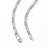 Thumbnail Image 2 of Solid Sterling Silver Diamond-Cut Figaro Chain - 18"