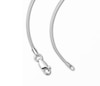 Thumbnail Image 2 of Solid Sterling Silver 1.4mm Flat Snake Chain - 18"