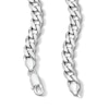 Solid Sterling Silver Diamond-Cut Curb Chain - 22"